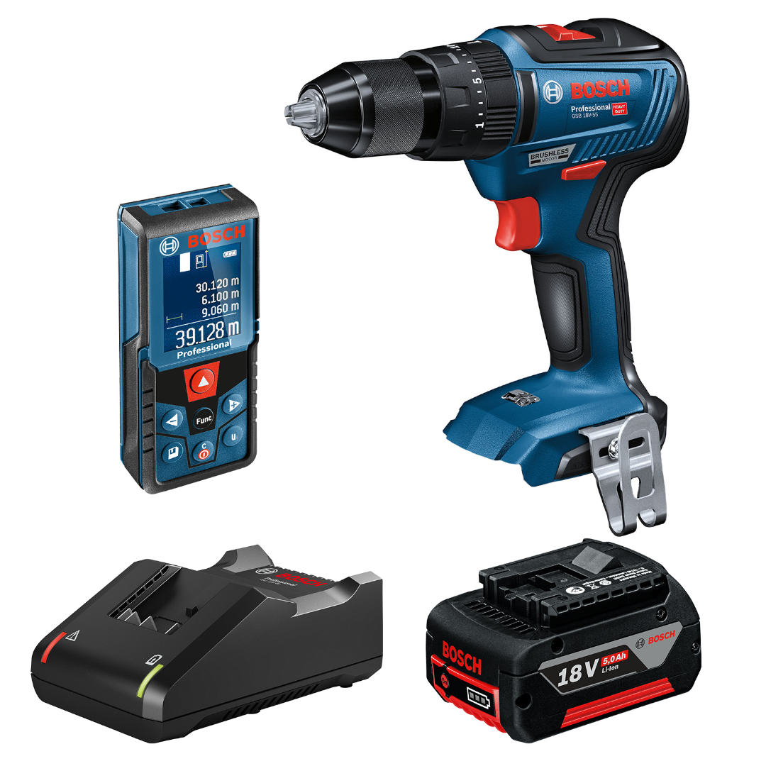 BOSCH 2PCE 18V 5.0AH BRUSHLESS COMBO KIT 